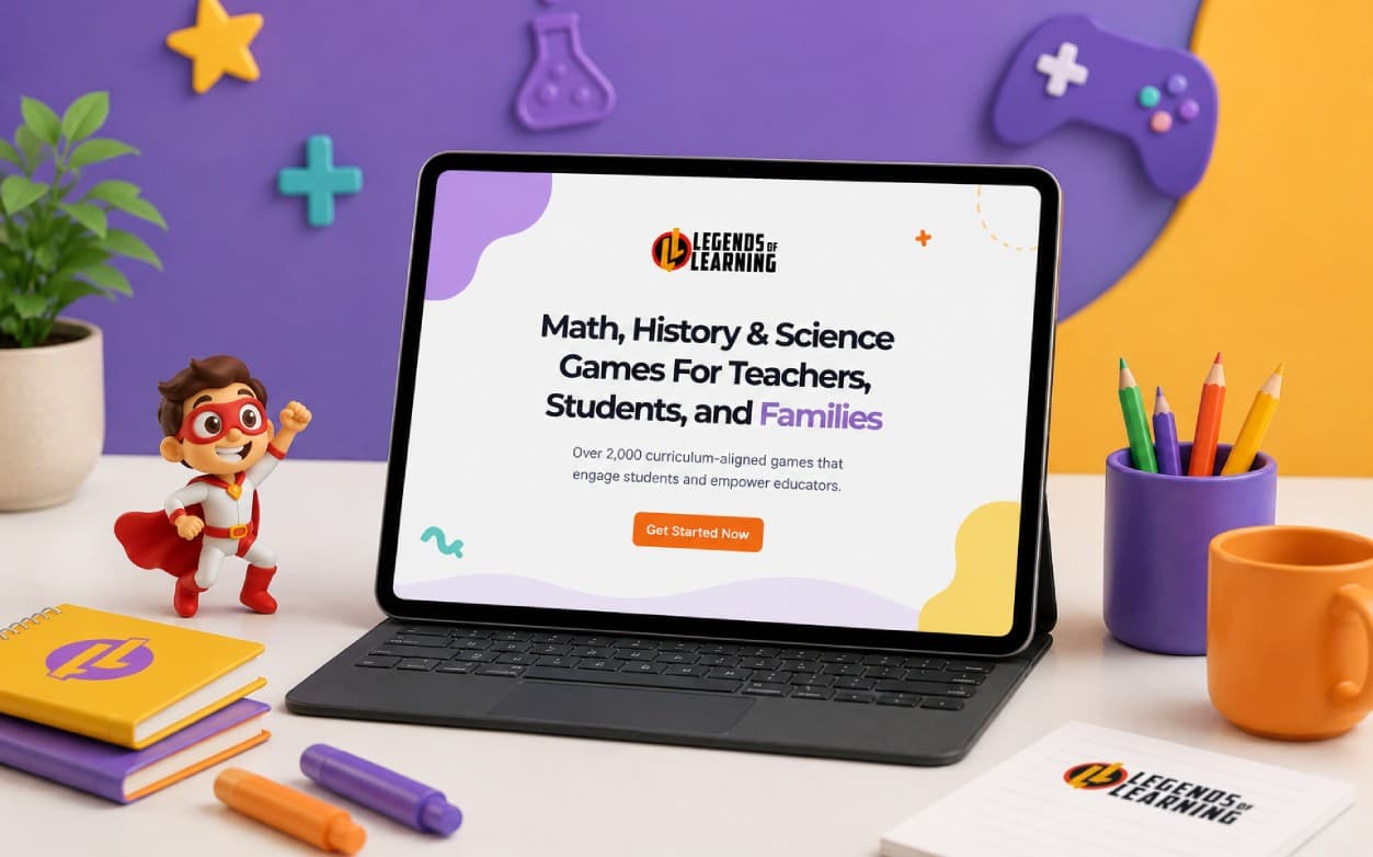 Legend of Learning platform visual