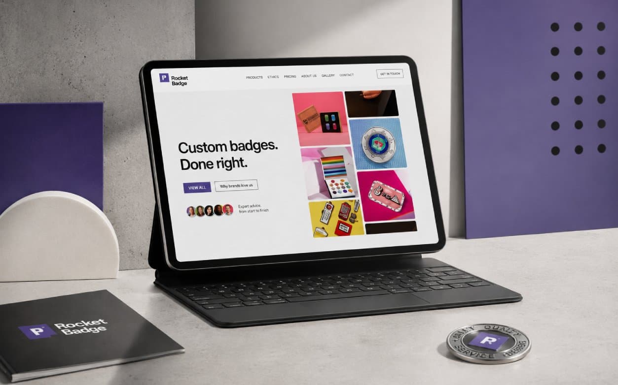 Custom-made badges catalog